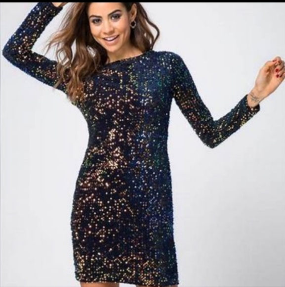 Motel rocks Gabriella prism shine mini dress - Picture 3 of 5